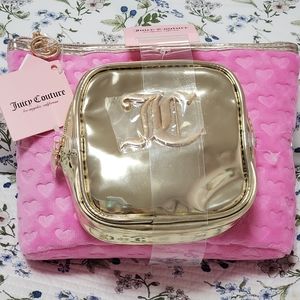JUICY COUTURE Travel Cosmetic Bag Set
